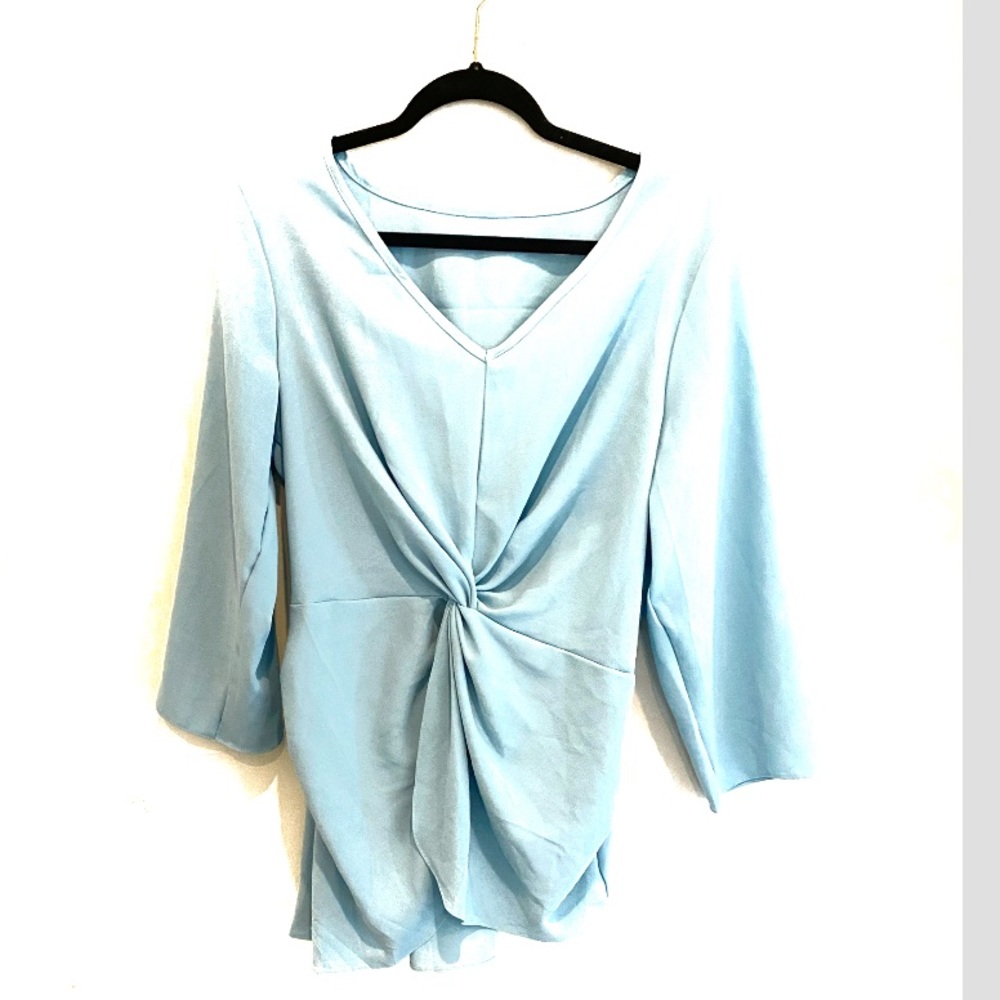 Womens Ice Blue Blouse